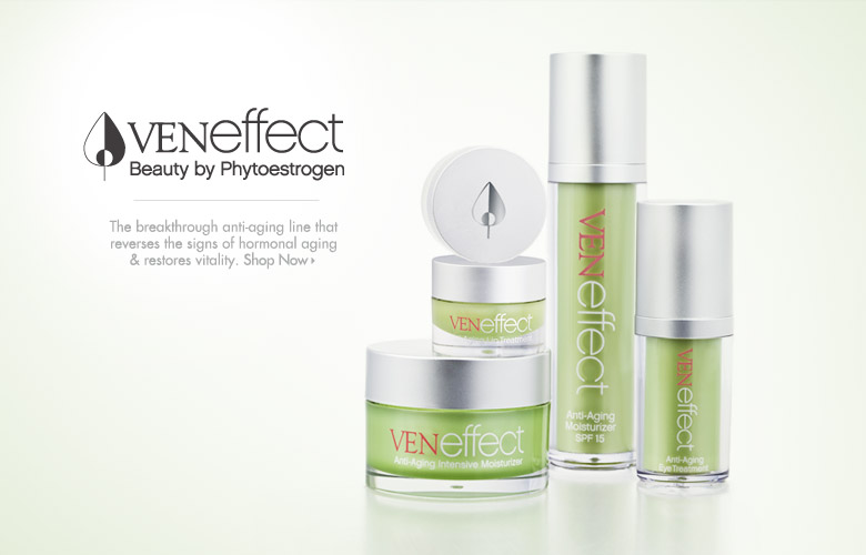 VENeffect: The breakthrough anti-aging line that reverses the signs of hormonal aging & restores vitality.