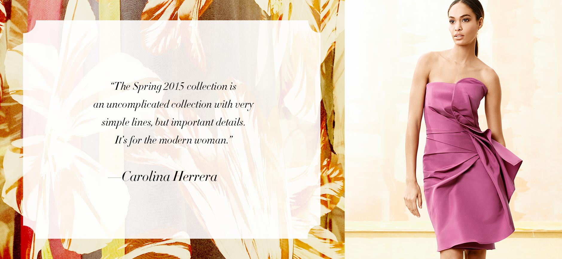 Carolina Herrera Spring Lookbook