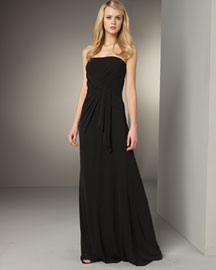 David Meister Draped Gown