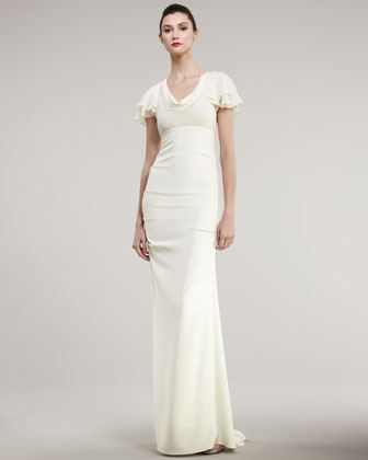 Seeking a wedding dress with sleeves Soft simple and romantic 