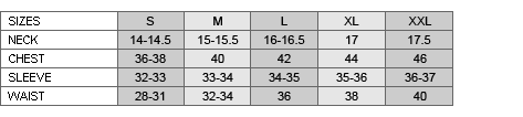 Couture Girls Size Chart