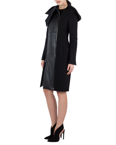 Black Lambskin Leather Jacket | Neiman Marcus | Black Lambskin Leather Coat