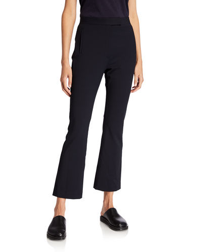 cropped flare pants