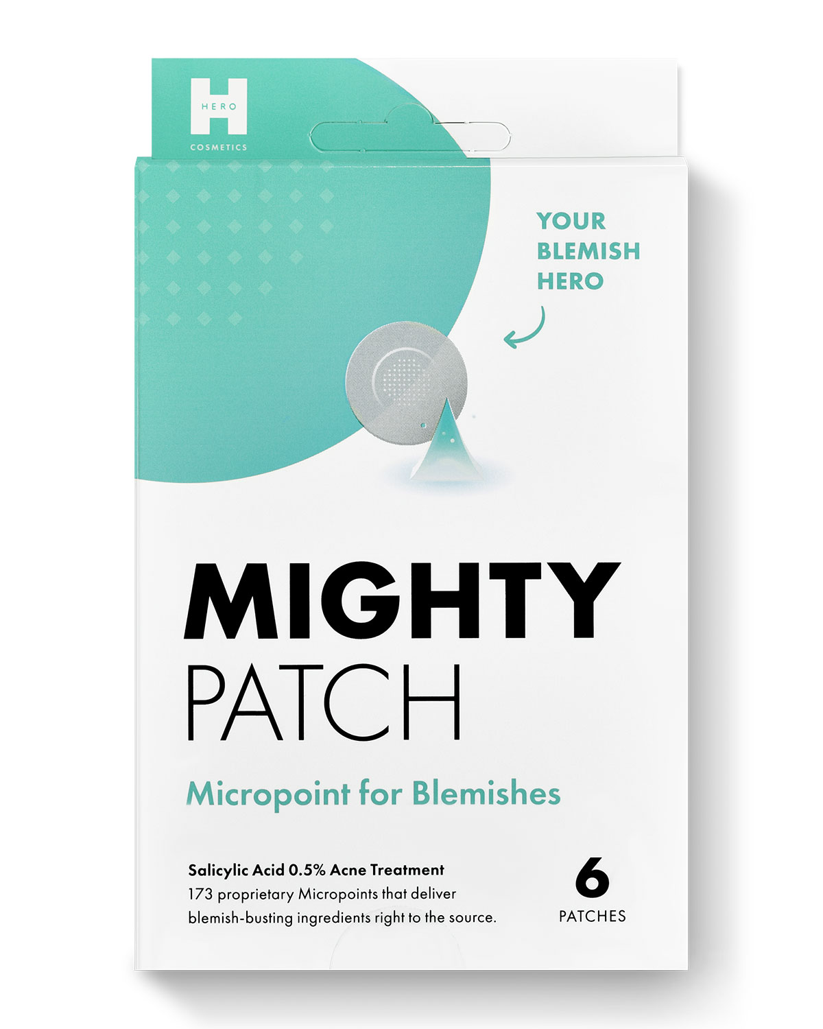 Hero Cosmetics Mighty Patch Micropoint For Blemishes, 6 Patches