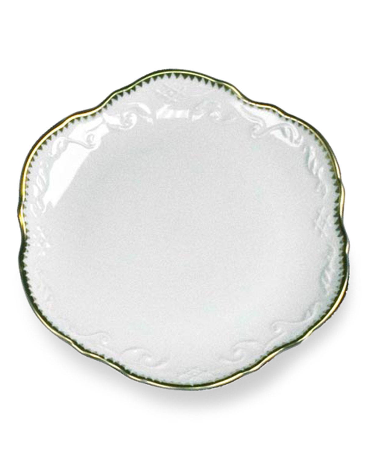 Anna Weatherley Simply Anna Porcelain Bread & Butter Plate In White/gold