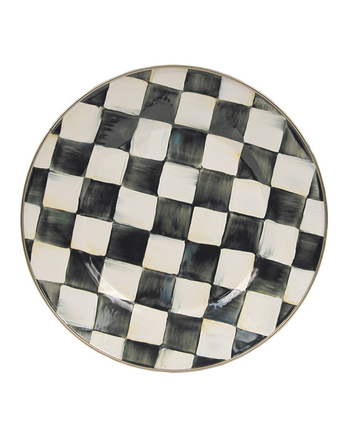 Shop Mackenzie-childs Courtly Check Dinner Plate