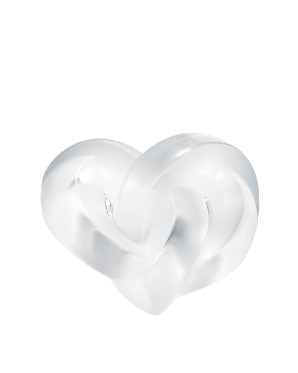 LALIQUE CLEAR HEART PAPERWEIGHT,PROD118970043