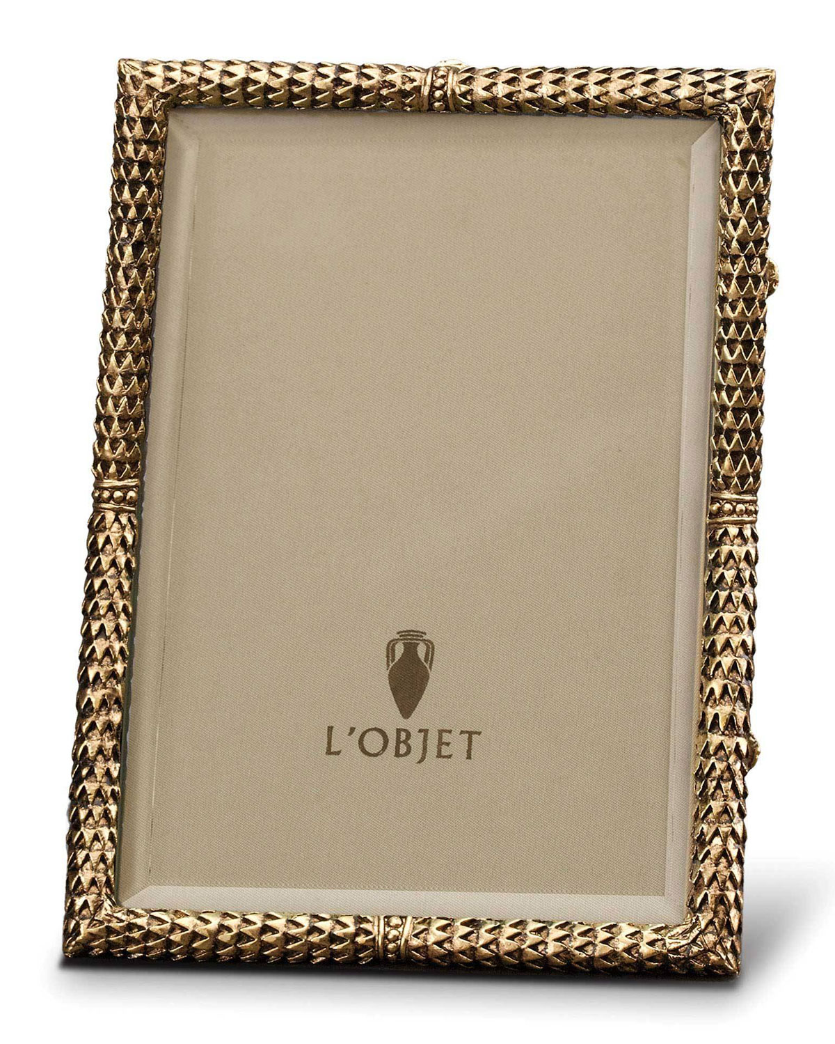 L'objet Scales Picture Frame, 5" X 7" In Gold