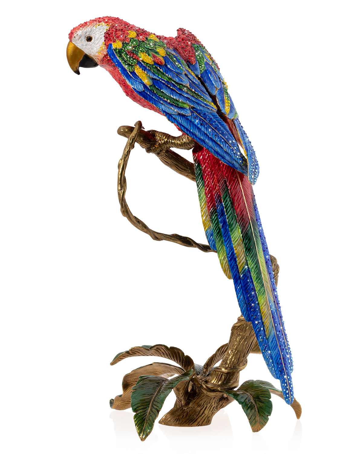 Shop Jay Strongwater Macaw Figurine In Multi