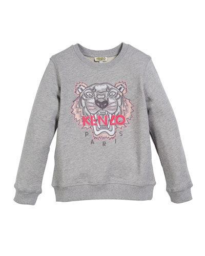 Kenzo Gray Pullover Sweatshirt | Neiman 