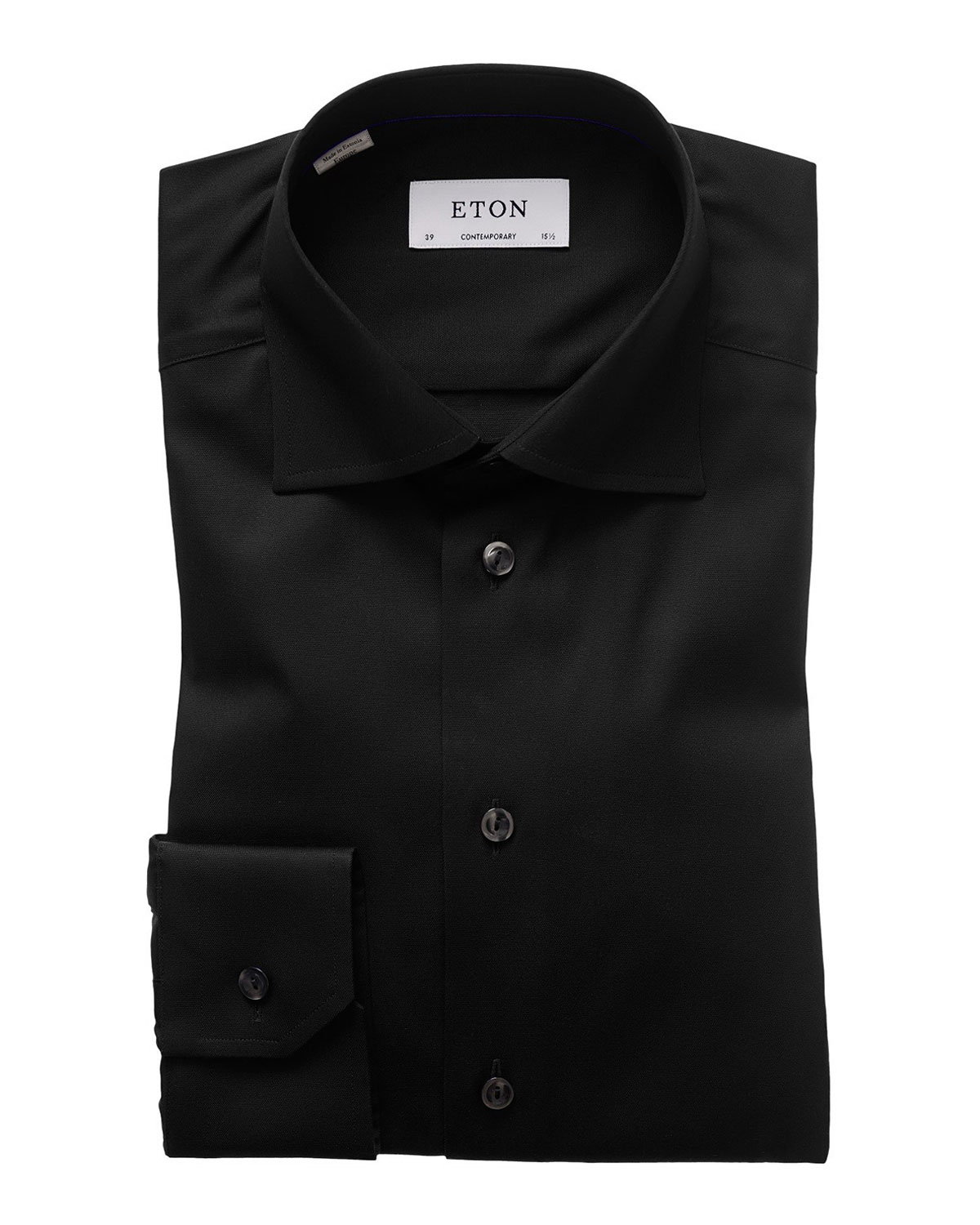 ETON CONTEMPORARY-FIT TWILL DRESS SHIRT,PROD201970203