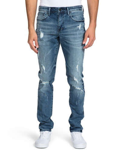 blue jeans mens ripped