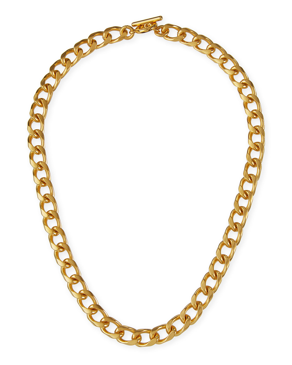 Dina Mackney Toggle Chain Necklace In Gold